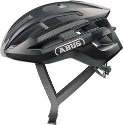 Abus PowerDome shiny black cykelhjelm - Small (51-55 cm) / Sort
